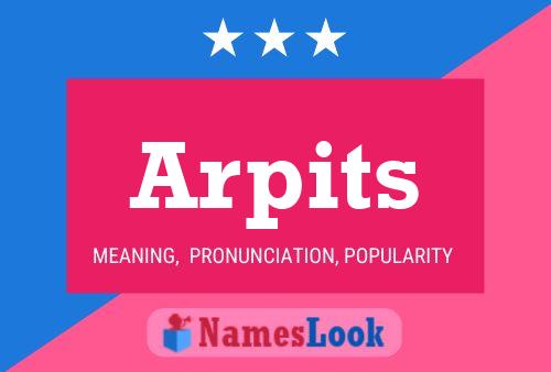 Постер имени Arpits