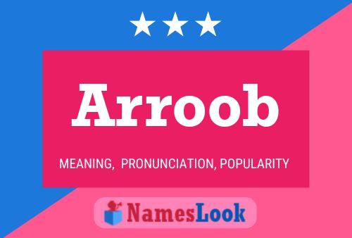 Постер имени Arroob