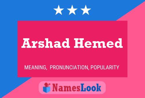 Постер имени Arshad Hemed