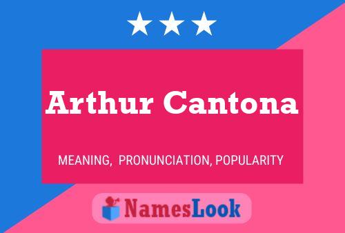 Постер имени Arthur Cantona