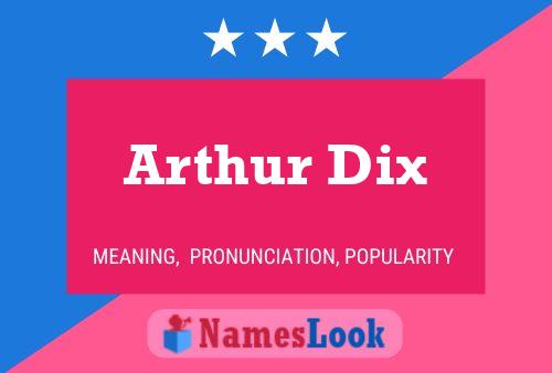 Постер имени Arthur Dix