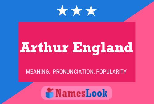 Постер имени Arthur England