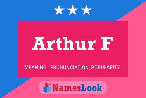 Постер имени Arthur F