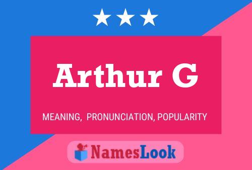 Постер имени Arthur G