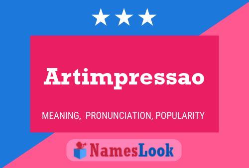 Постер имени Artimpressao