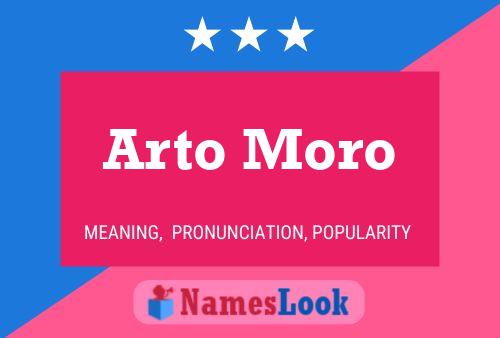 Постер имени Arto Moro