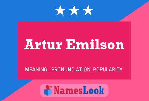 Постер имени Artur Emilson