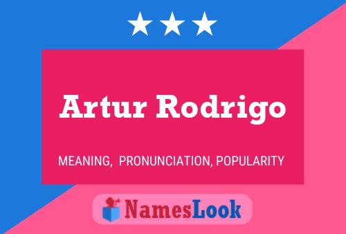 Постер имени Artur Rodrigo