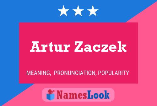 Постер имени Artur Zaczek