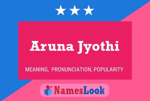 Постер имени Aruna Jyothi