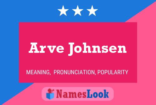 Постер имени Arve Johnsen