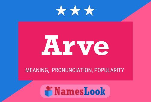 Постер имени Arve