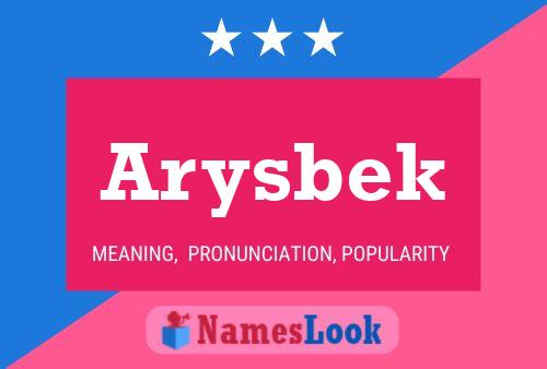 Постер имени Arysbek