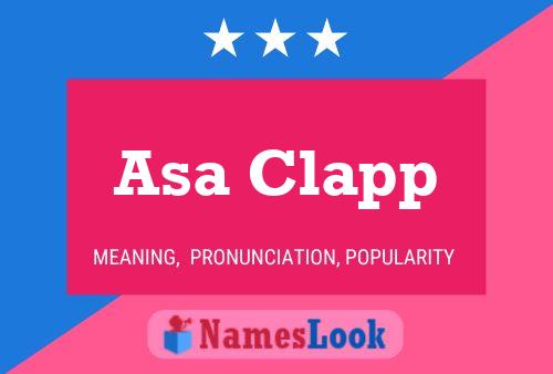 Постер имени Asa Clapp