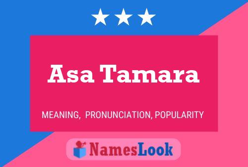 Постер имени Asa Tamara