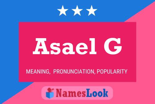 Постер имени Asael G