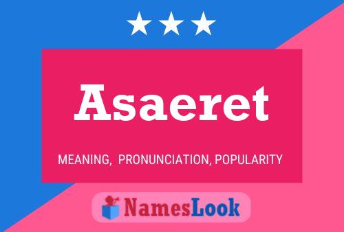 Постер имени Asaeret