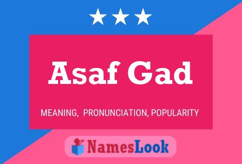 Постер имени Asaf Gad