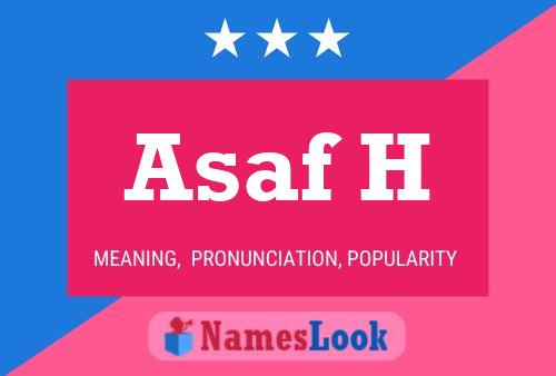 Постер имени Asaf H