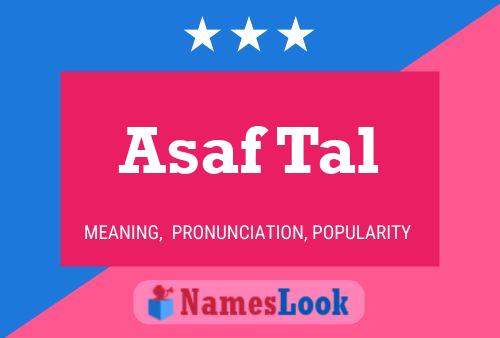 Постер имени Asaf Tal