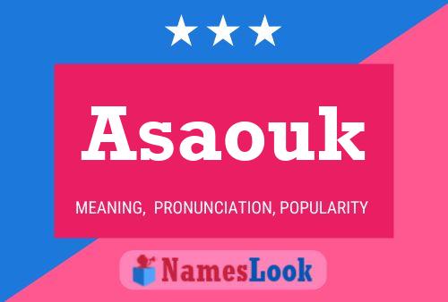 Постер имени Asaouk