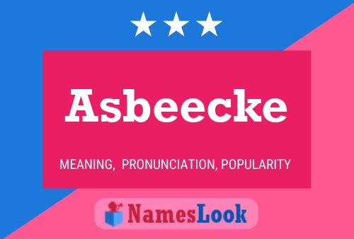 Постер имени Asbeecke