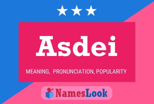 Постер имени Asdei