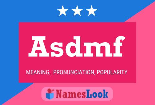 Постер имени Asdmf