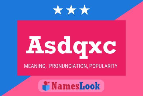 Постер имени Asdqxc