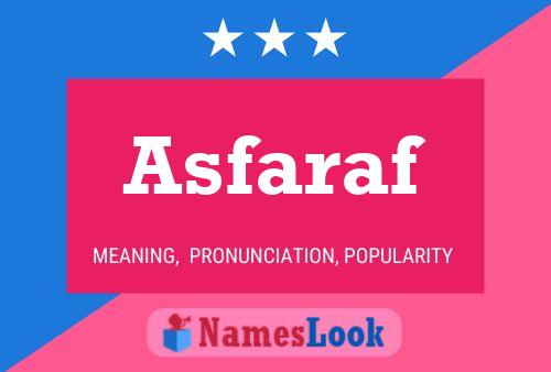 Постер имени Asfaraf