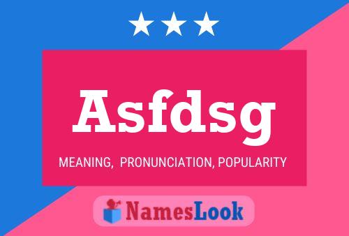 Постер имени Asfdsg