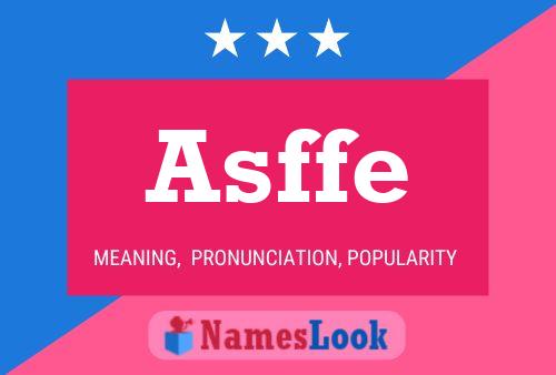 Постер имени Asffe