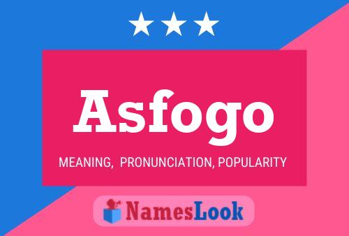 Постер имени Asfogo