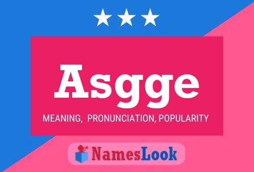 Постер имени Asgge