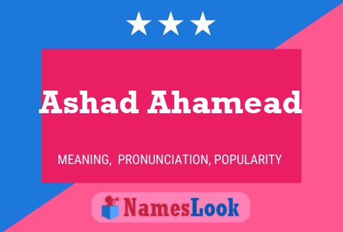 Постер имени Ashad Ahamead