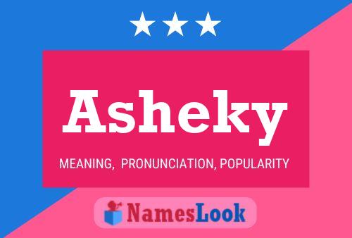 Постер имени Asheky