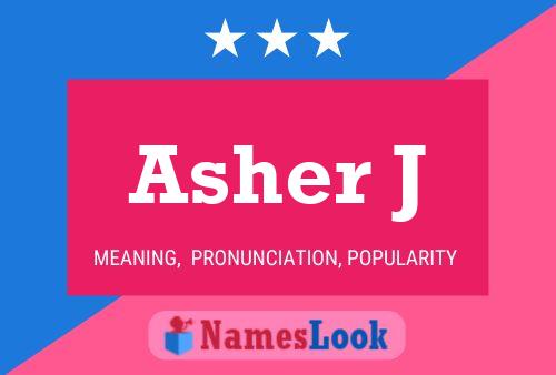 Постер имени Asher J