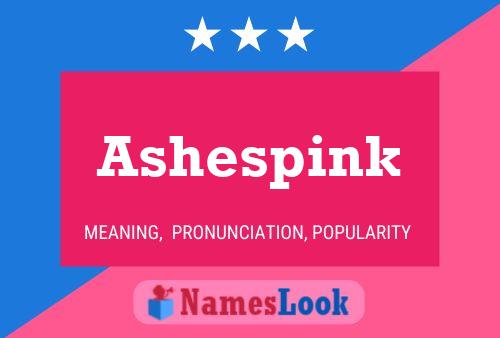 Постер имени Ashespink