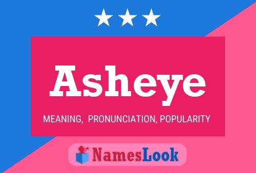 Постер имени Asheye