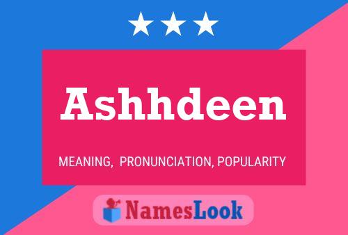 Постер имени Ashhdeen