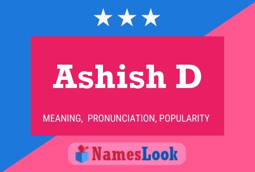 Постер имени Ashish D