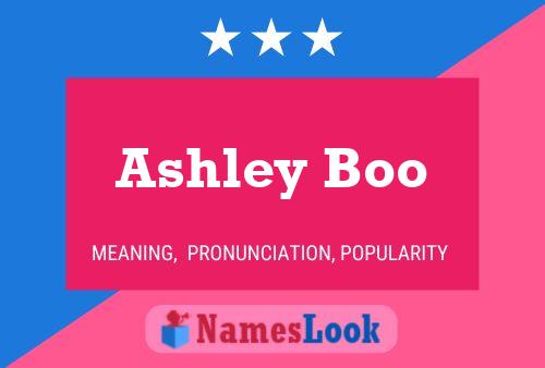 Постер имени Ashley Boo