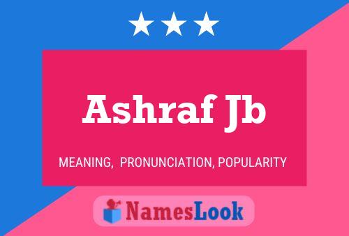 Постер имени Ashraf Jb