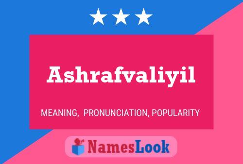 Постер имени Ashrafvaliyil