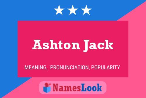 Постер имени Ashton Jack