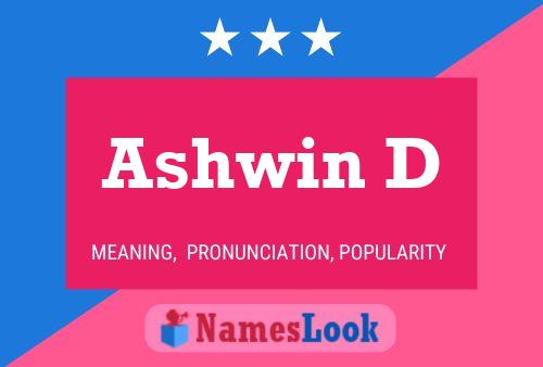 Постер имени Ashwin D