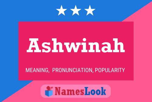 Постер имени Ashwinah