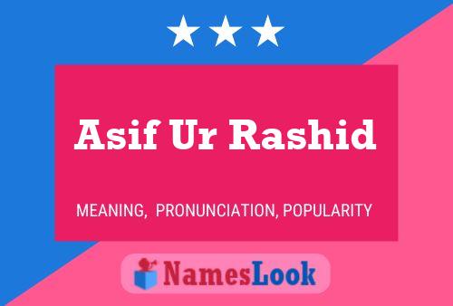 Постер имени Asif Ur Rashid