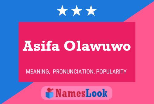 Постер имени Asifa Olawuwo