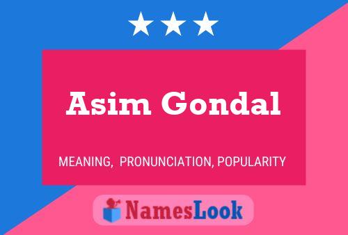 Постер имени Asim Gondal